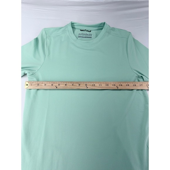 Avalanche Outdoor Supply Co. Men's Performance Long Sleeve Shirt - Mint Green - Picture 4 of 4